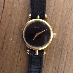 Gucci Black/Gold Watch